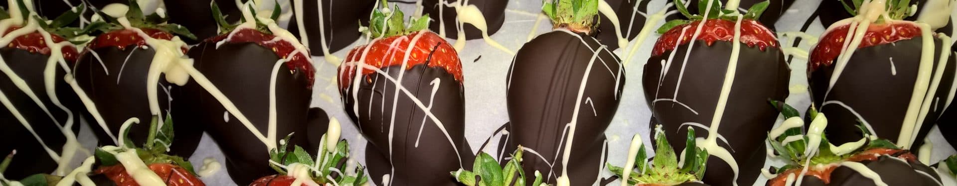 Chocolate dipped strawberries by KB Catering